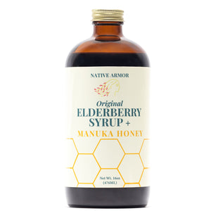 Open image in slideshow, Original Elderberry Syrup + Manuka Honey
